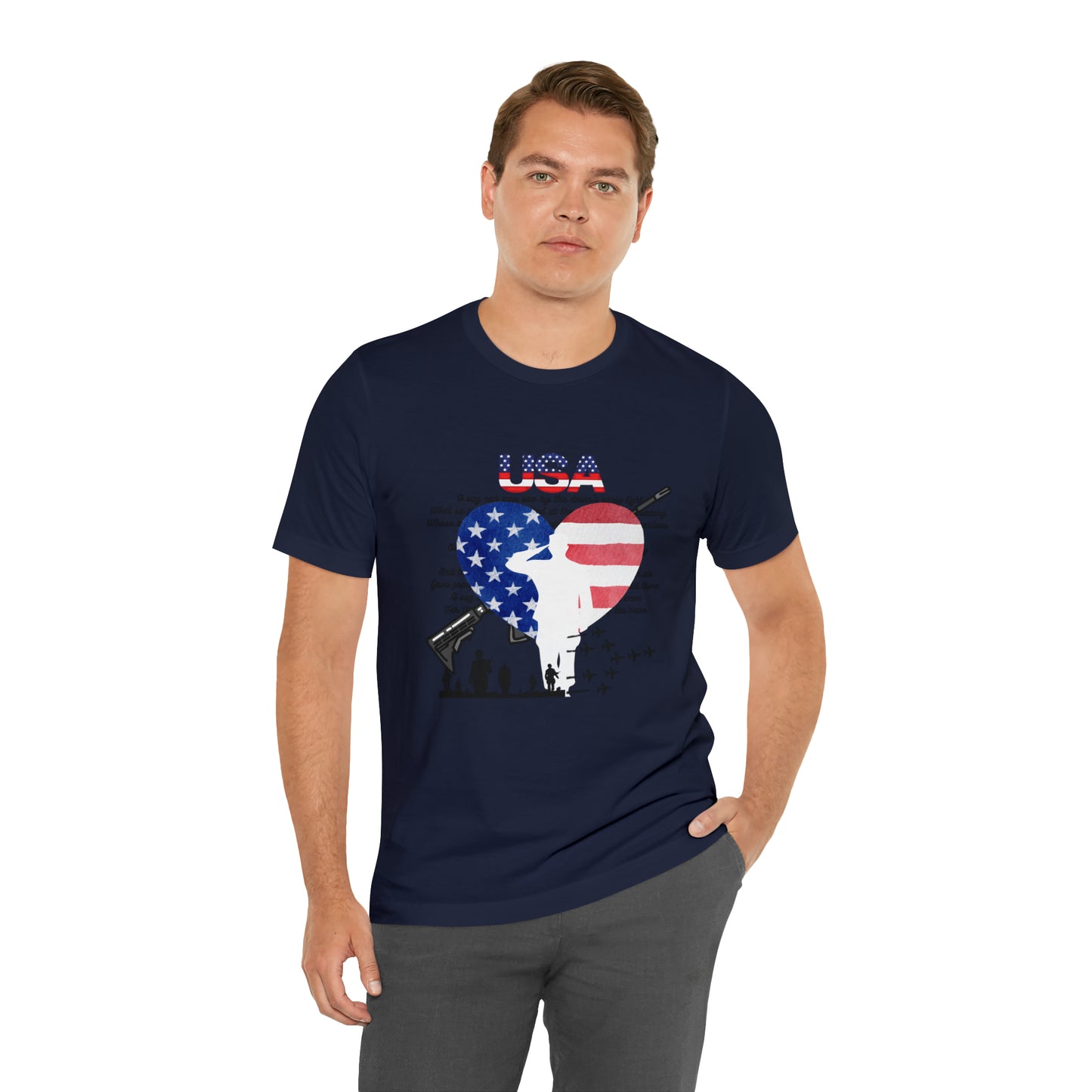 USA 2 Unisex Jersey Short Sleeve Tee