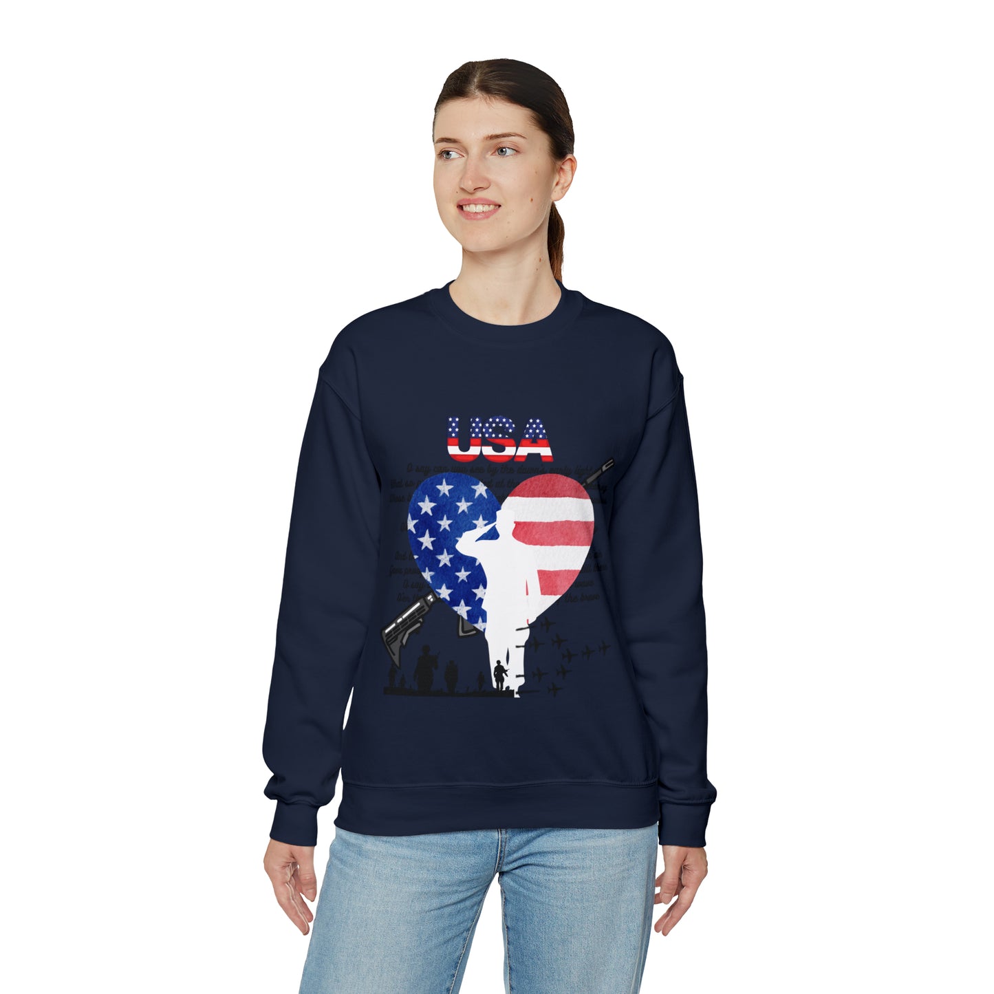 USA Unisex Heavy Blend™ Crewneck Sweatshirt