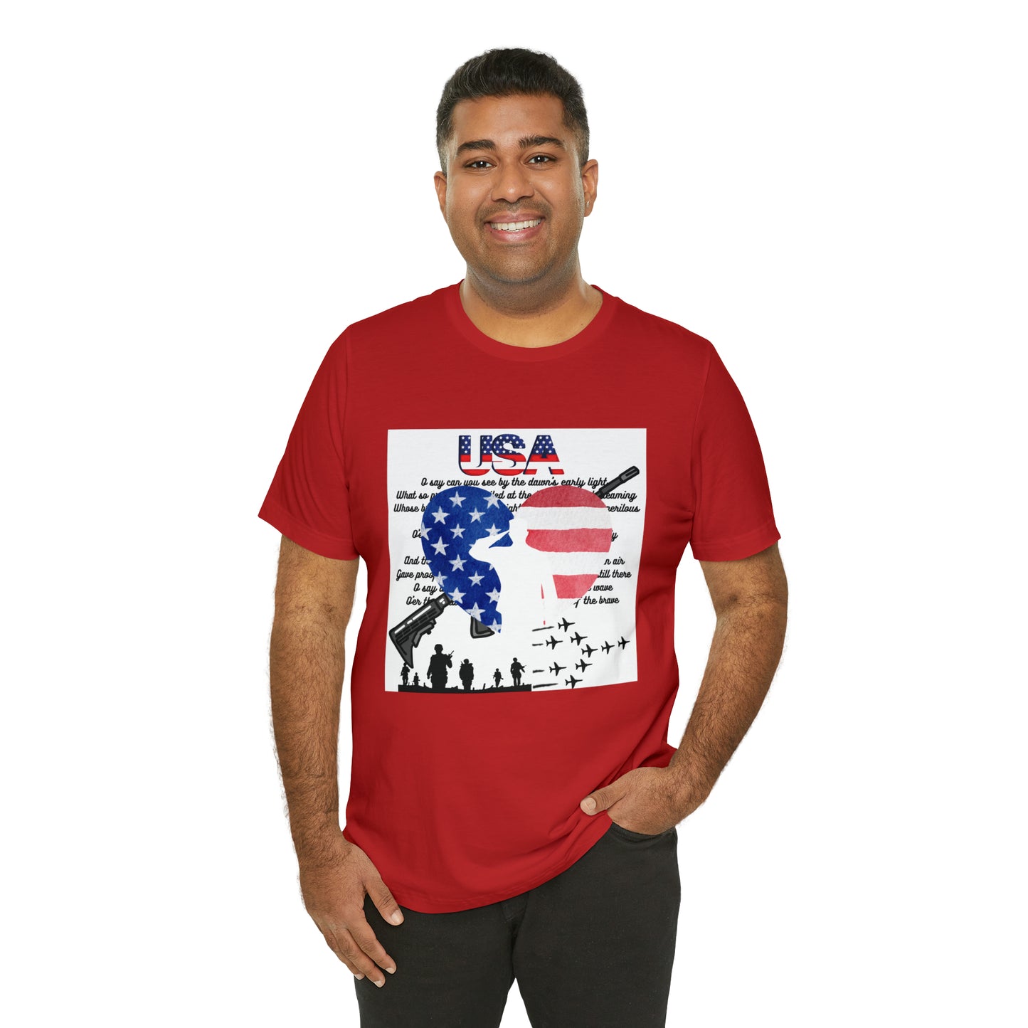 USA Unisex Jersey Short Sleeve Tee