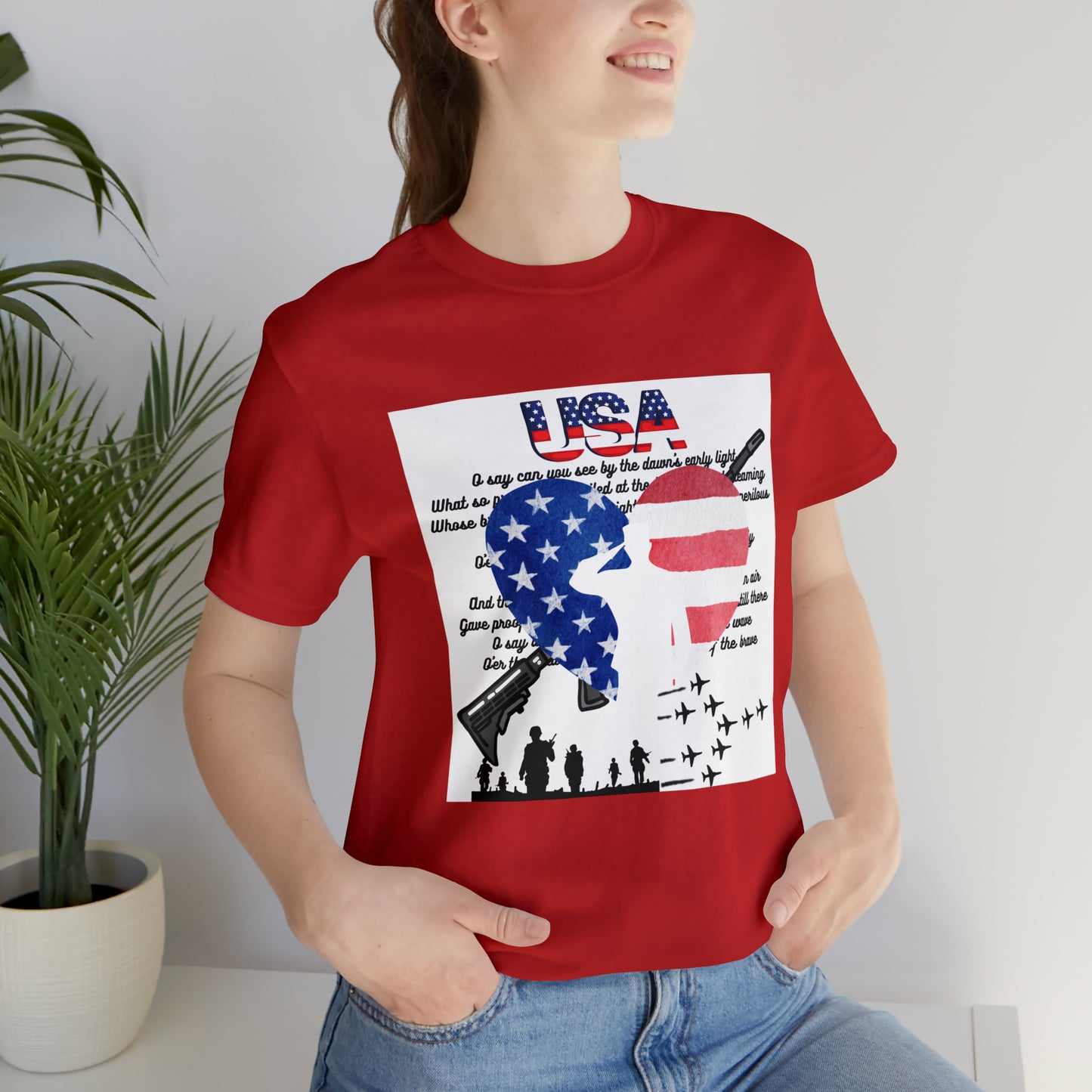 USA Unisex Jersey Short Sleeve Tee